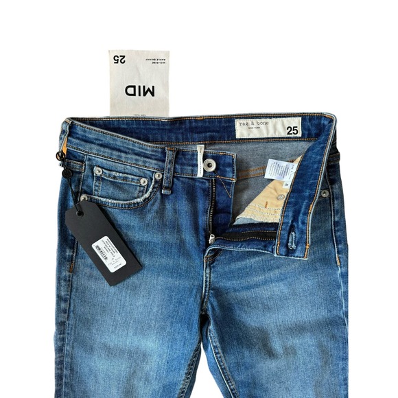 RAG & BONE Size 25 Mid-Rise Ankle Skinny Jean “Cate” - Picture 4 of 7